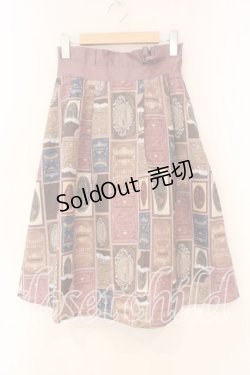 画像1: axes femme POETIQUE / ショコラトリーサス付スカート【サスペンダー欠品】 M ピンク O-26-01-05-048-AX-SK-OW-OS