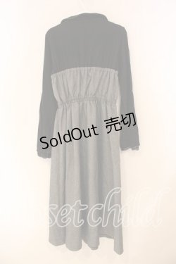 画像3: axes femme / レイヤード風ワンピース M クロ O-26-01-05-051-AX-OP-OW-ZT551