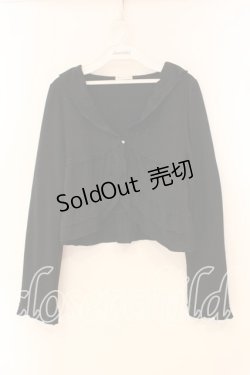 画像1: axes femme / レース使いボレロ M クロ O-26-01-05-055-AX-TO-OW-OS