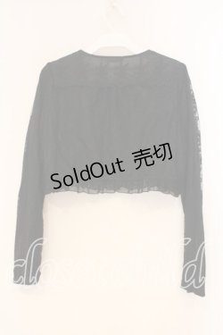 画像2: axes femme / レーシーボレロ M クロ O-26-01-05-056-AX-TO-OW-OS