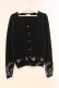 画像1: axes femme / 蝶刺繍カーディガン M クロ O-26-01-05-060-AX-TO-OW-ZT0107X (1)
