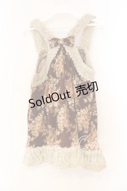 画像2: axes femme / 花柄アウターキャミ M ブラウン O-26-01-05-073-AX-TO-OW-OS