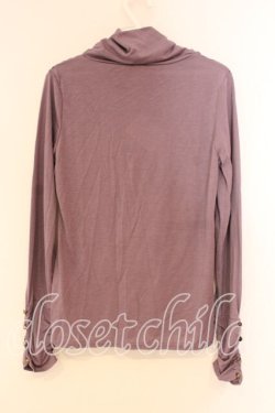 画像2: axes femme / ギャザー使いインナー M パープル O-26-01-05-074-AX-TO-OW-ZT0107X