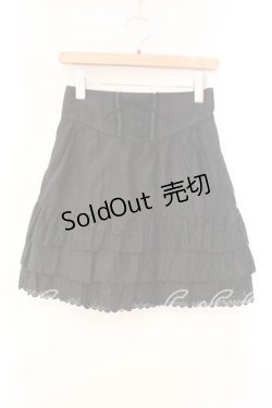 画像1: axes femme / 裾カットワークスカート M クロ O-26-01-05-082-AX-SK-OW-OS