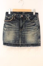 画像1: HYSTERIC JEANS / デニムミニスカート XS ブラック O-26-01-05-089-0-PA-YM-ZT576 (1)