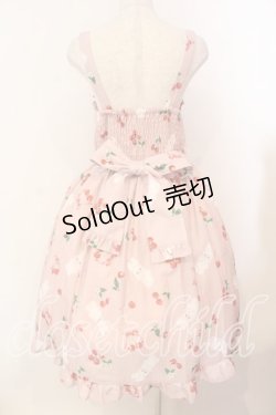 画像4: Chalmiere / チェリーバニー柄ジャンスカ  ピンク O-26-01-05-006-0-OP-IG-OS