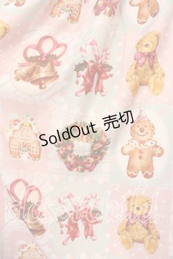 画像3: Chalmiere / クリスマス柄ジャンスカ  ピンク O-26-01-05-007-0-OP-IG-OS