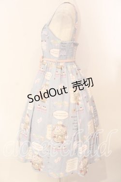 画像3: axes femme Kawaii / 10thアニバーサリージャンパースカート  サックス O-26-01-05-009-AX-OP-IG-OS