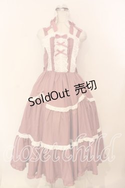 画像1: Chalmiere / クラシックドールジャンパースカートセット M ピンク O-26-01-05-010-0-OP-OW-OS