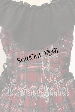 画像2: NIBBLE POISON / ナイトメアチェックワンピース M ワイン O-26-01-05-011-0-OP-OW-OS