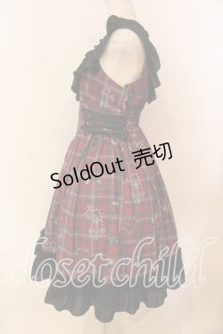 画像3: NIBBLE POISON / ナイトメアチェックワンピース M ワイン O-26-01-05-011-0-OP-OW-OS