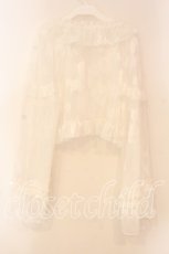 画像3: 時光lolita / シェル柄フリルボレロ L シロ O-26-01-05-014-0-TO-OW-ZT535 (3)