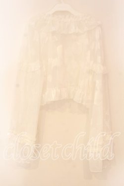 画像3: 時光lolita / シェル柄フリルボレロ L シロ O-26-01-05-014-0-TO-OW-ZT0107X