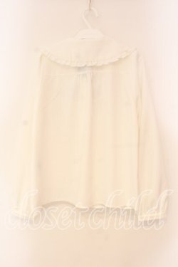 画像3: NIBBLE POISON / ナイトメアチェックリボンブラウス M シロ O-26-01-05-016-0-BL-OW-ZT0107X