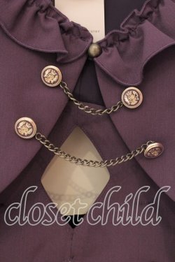 画像2: NIBBLE POISON / ボレロデザインショートジャケット M パープル O-26-01-05-017-0-JA-OW-ZT0107X