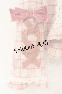 画像3: Chalmiere / タータンチェックジャケット M ピンク O-26-01-05-018-0-JA-OW-OS