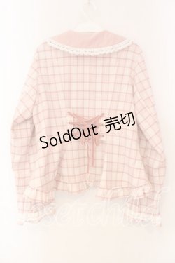 画像4: Chalmiere / タータンチェックジャケット M ピンク O-26-01-05-018-0-JA-OW-OS