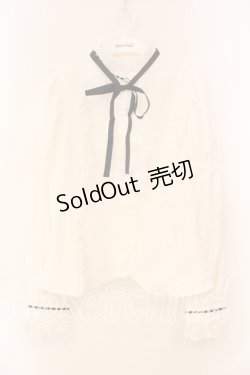 画像1: Eri Aino's Collection / シャーロットの水曜日ブラウス M シロ O-26-01-05-019-0-BL-OW-ZT535