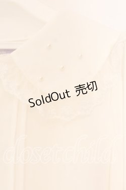 画像2: axes femme Kawaii / パール丸襟ブラウス M シロ O-26-01-05-023-AX-BL-OW-OS