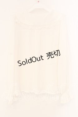 画像3: axes femme Kawaii / パール丸襟ブラウス M シロ O-26-01-05-023-AX-BL-OW-OS