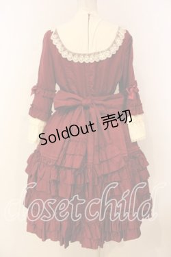 画像5: Pina sweetcollection / ドール姫袖ワンピース  ワイン O-26-01-08-019-LO-OP-OW-OS