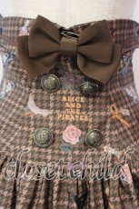 画像2: ALICE and the PIRATES / Dual face 〜phantom and truth〜柄スカート  ブラウン O-26-01-08-023-PA-SK-OW-OS (2)