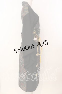 画像6: Qutie Frash / 2025 浴衣3点SET  グリーンＸブラック O-26-01-08-002-QU-OP-YM-OS