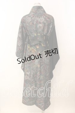 画像7: Qutie Frash / 2025 浴衣3点SET  グリーンＸブラック O-26-01-08-002-QU-OP-YM-OS