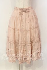 PINK HOUSE / ローンフリルティアードスカート  ピンク O-26-01-08-028-LO-SK-OW-OS