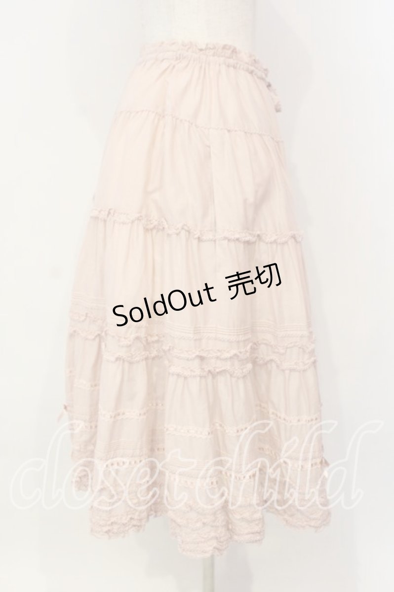 画像4: PINK HOUSE / ローンフリルティアードスカート  ピンク O-26-01-08-028-LO-SK-OW-OS (4)
