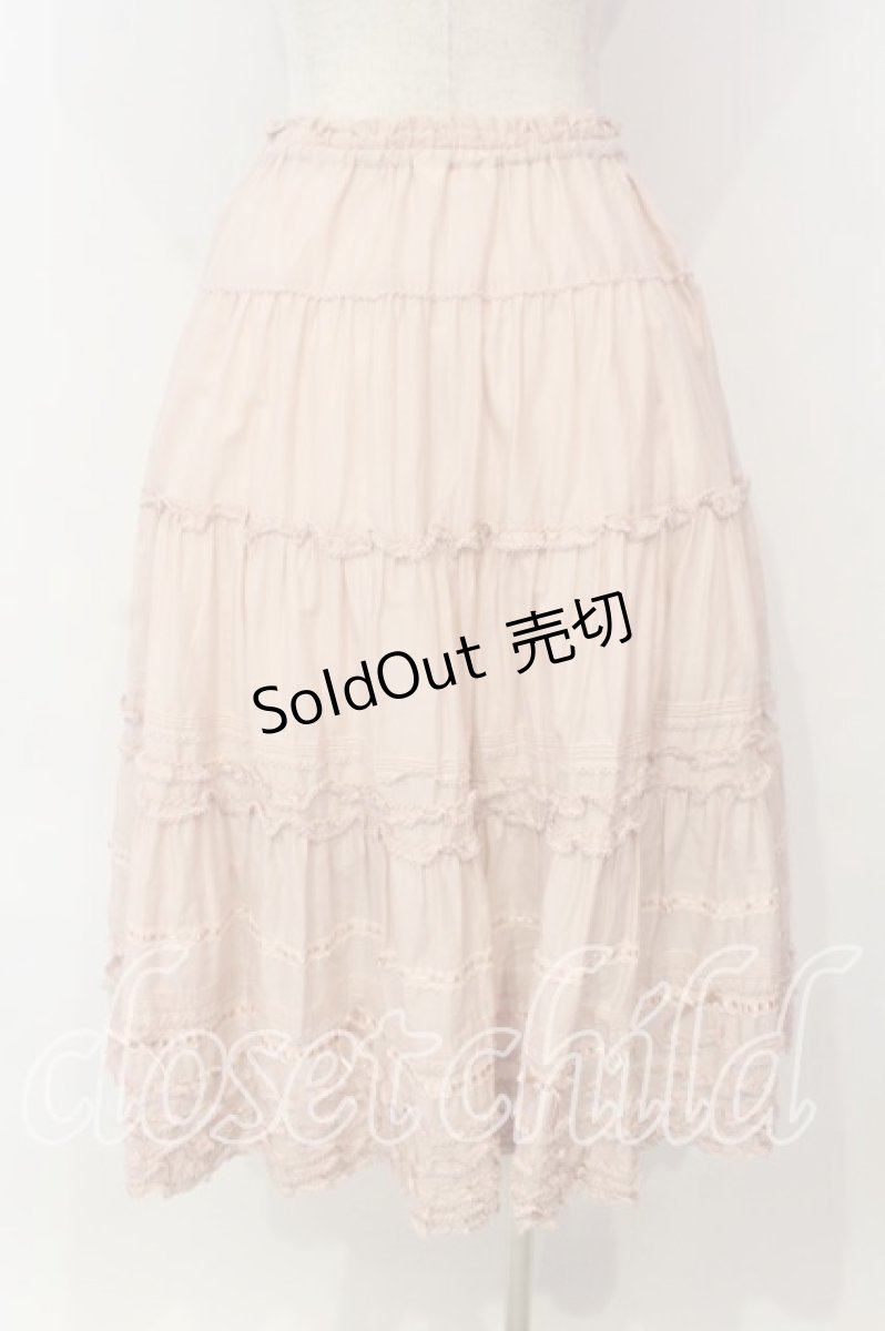 画像5: PINK HOUSE / ローンフリルティアードスカート  ピンク O-26-01-08-028-LO-SK-OW-OS (5)