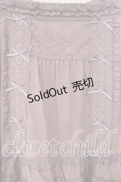 画像2: PINK HOUSE / ドットチュール×オリジナルローズチュールレース使いチュニックブラウス  ラベンダー O-26-01-08-032-LO-OP-OW-OS