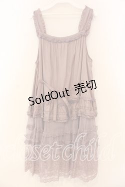 画像4: PINK HOUSE / ドットチュール×オリジナルローズチュールレース使いチュニックブラウス  ラベンダー O-26-01-08-032-LO-OP-OW-OS