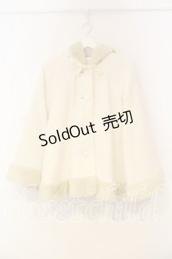 画像1: PINK HOUSE / 裾ボア使いポンチョ風コート  キナリ O-26-01-08-033-LO-CO-OW-OS