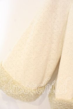 画像3: PINK HOUSE / 裾ボア使いポンチョ風コート  キナリ O-26-01-08-033-LO-CO-OW-OS