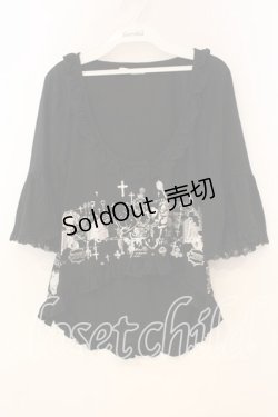 画像1: PUTUMAYO / シークレットガーデンカーディガン  ブラック O-26-01-08-036-PT-TO-IG-OS