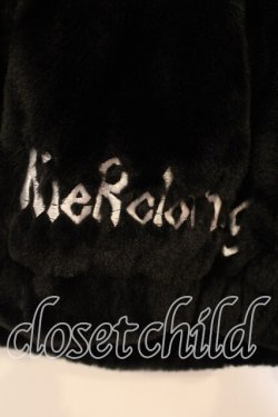 画像3: NieR Clothing / 超ふわもこ うさ耳2WAY OFF-SHOULDER OUTER アウター  ブラック O-26-01-08-043-PU-CO-IG-OS