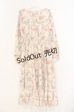 画像4: axes femme / ブルームフラワー柄ワンピース F キナリ O-26-01-08-050-AX-OP-OW-OS