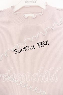 画像2: merry jenny / メロウリブニットトップス F ピンク O-26-01-08-053-LO-TO-YM-OS
