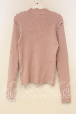 画像3: merry jenny / メロウリブニットトップス F ピンク O-26-01-08-053-LO-TO-YM-OS