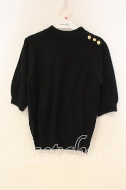 画像1: Fi.n.t / リブスタンドネックニットソー F クロ O-26-01-08-054-CA-TO-YM-OS