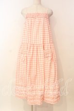 画像1: PINK HOUSE / ブロックギンガムキャミソールワンピース  ピンク O-26-01-08-058-LO-OP-YM-ZT550 (1)
