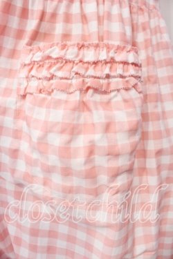 画像3: PINK HOUSE / ブロックギンガムキャミソールワンピース  ピンク O-26-01-08-058-LO-OP-YM-OS