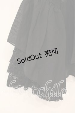 画像3: axes femme / レース袖フリルボレロ  クロ O-26-01-08-059-AX-TO-IG-OS