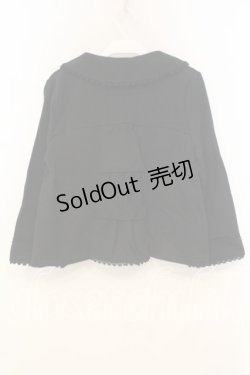 画像2: axes femme / フラワー釦カットジャケット M クロ O-26-01-08-060-AX-TO-OW-OS