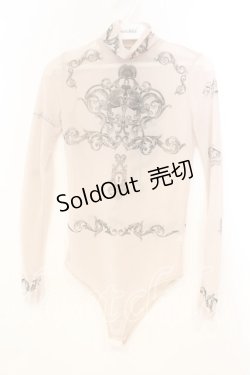 画像1: Medenius / Eden bodysuit（エデンボディースーツ）  アイボリー O-26-01-08-061-0-TO-IG-OS