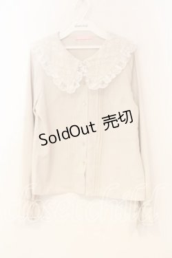 画像1: Honey Cinnamon / レースセーラーカラーブラウス  アイボリー O-26-01-08-063-LO-BL-IG-OS