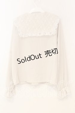 画像2: Honey Cinnamon / レースセーラーカラーブラウス  アイボリー O-26-01-08-063-LO-BL-IG-OS