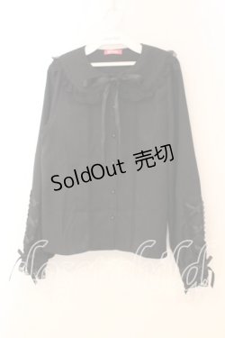 画像1: MA*RS / 袖スピンドルブラウス  クロ O-26-01-08-064-EL-BL-IG-OS