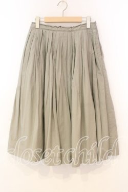 画像1: Jane Marple Dans Le Salon / High twist cotton gored skirt　スカート M ベージュ O-26-01-08-072-JM-SK-OW-OS